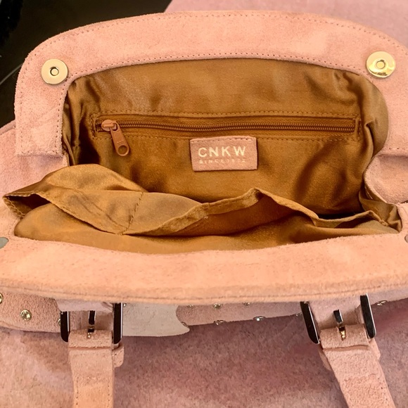 Genuine Suede and Crystal Purse Vintage - Picture 6 of 7